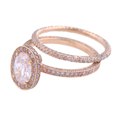... lovelier in rose gold you may view links to more rose gold rings here